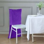 Chiavari-Stuhlkappen in voller Größe, lila - Image 2