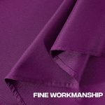 108'' Round Purple Polyester Tablecloth - Image 2