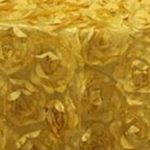 2FT x 6FT (60CM X 180CM) Gold Rosette Hintergrund