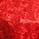 2FT x 6FT (60CM X 180CM) Red Rosette Backdrop