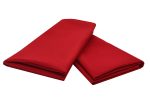 Rote Polyester-Servietten 19" x 19" (10 Stück)