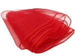10Pc Red Organza Chair Sashes