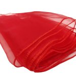 10Pc Red Organza Chair Sashes