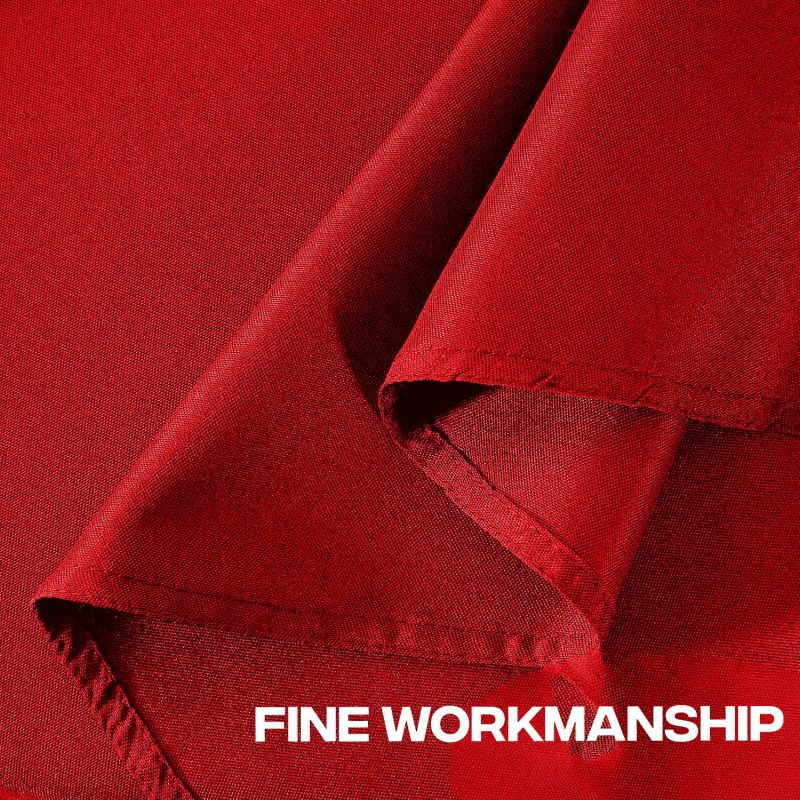 red round polyester table cover 4