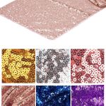 12" x 80'' Rose Gold Sequin Table Runner