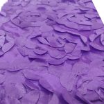 90 x 90'' Purple Rosette Tablecloth
