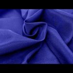 52" x 70" Royal Blue Polyester Tablecloth - Image 2