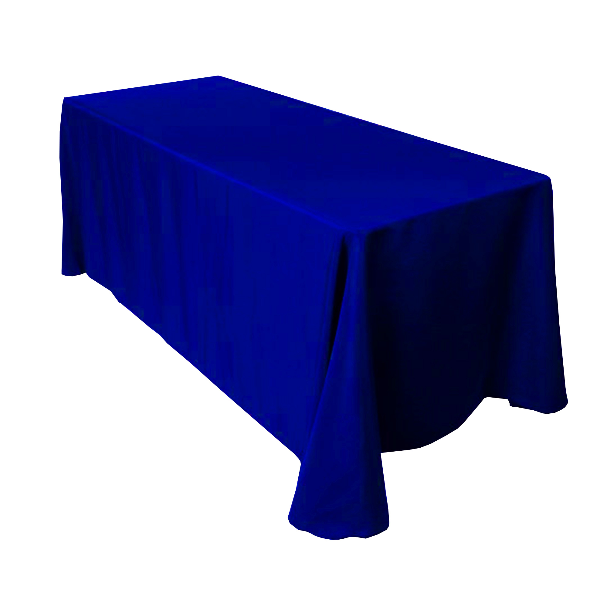 royal-blue-rectangular-1.jpg 52" x 90" Royal Blue Polyester Tablecloth - Image 1