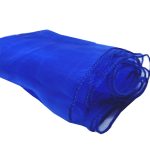 10 Stück königsblaue Organza-Stuhlschärpen
