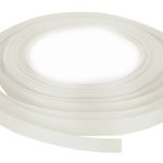 12mm Silver Satin Ribbon 20m