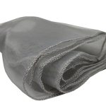 10 Stück silberne Organza-Stuhlschärpen