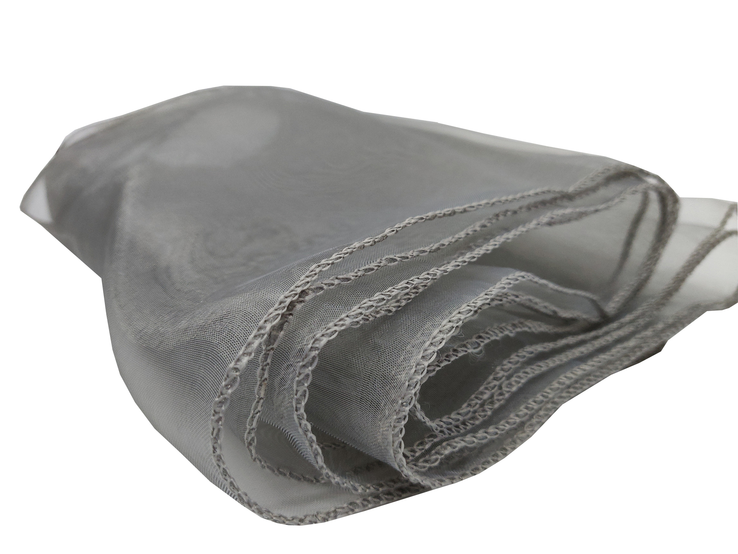 silver.jpg 10Pc Silver Organza Chair Sashes - Image 1