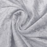 52 x 70" Silver Crushed Velvet Tablecloth