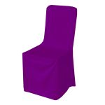 Purple Polyester Chair Cover (Square Top)