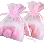 50 große Organzabeutel in Babyrosa, 14 cm x 10 cm