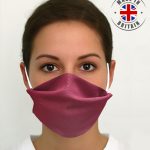 Anti-Dust Face / Mouth Guard Burgundy (1pc)