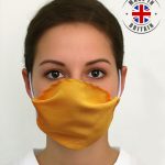 Anti-Staub-Gesichts-/Mundschutz Gold (1 Stück)