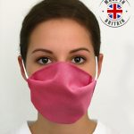 Anti-Staub-Gesichts-/Mundschutz Pink (1Stk)