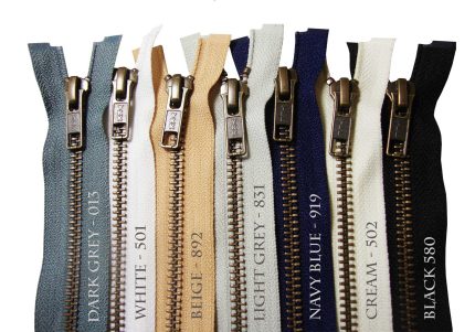 YKK Metallreißverschluss 80cm Marineblau (919)