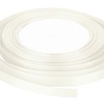 24mm White Satin Ribbon 20m