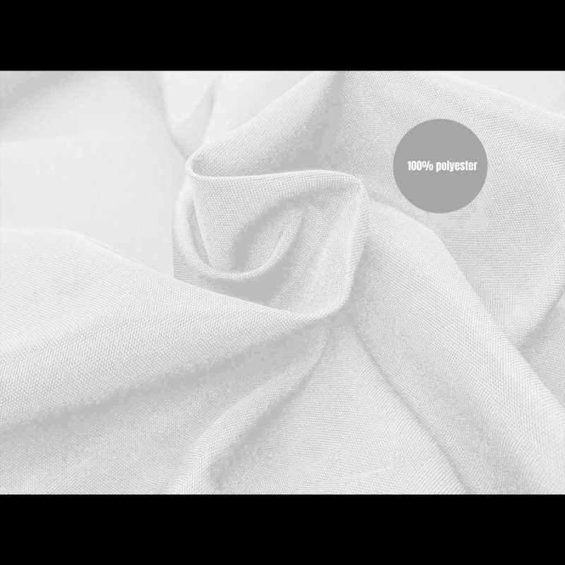 white polyester tablecloth rectange 1