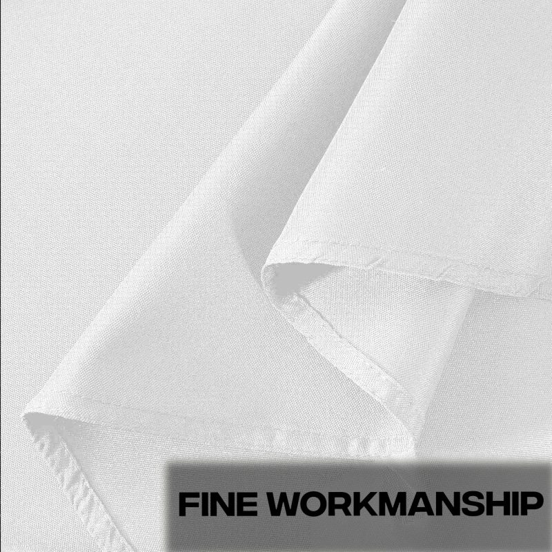 white round polyester table cover 1