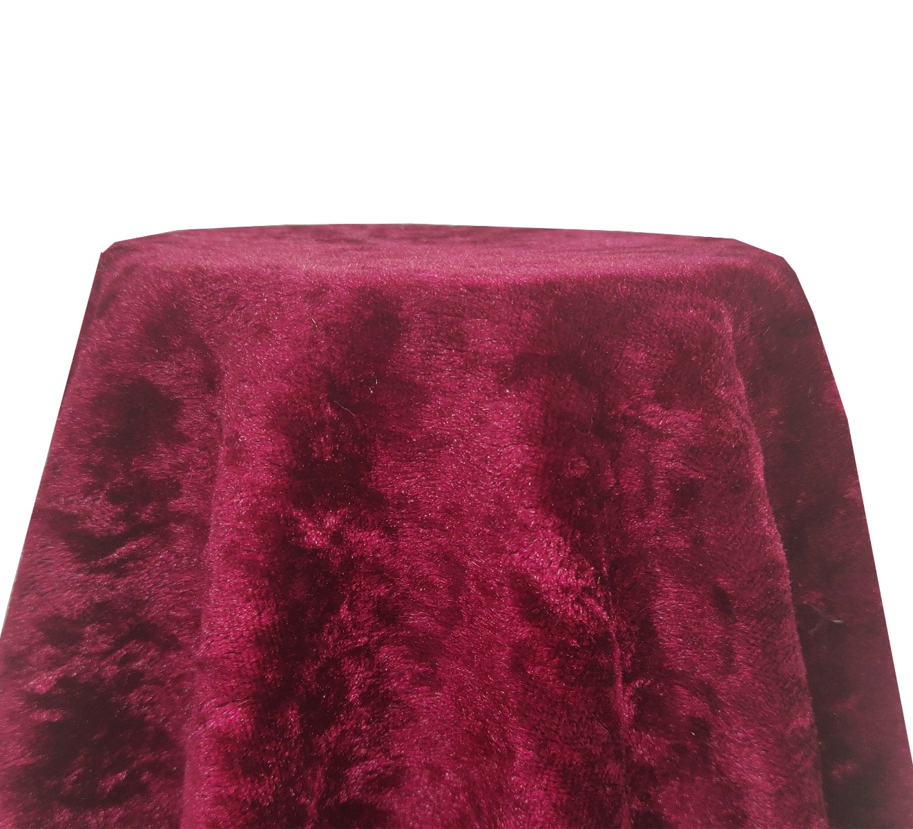Weinrunde.jpg 48" Wein Crushed Velvet Tischdecke – Bild 1