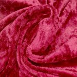 60 x 126" Wine Crushed Velvet Tablecloth