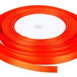 6mm Orange Satinband 20m