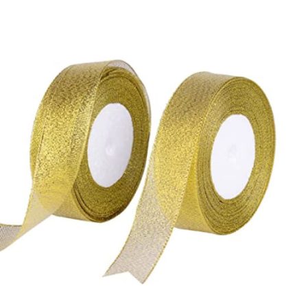 Gold Glitter Ribbon