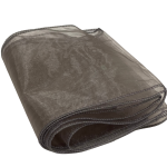 10 Stück dunkelgraue Organza-Stuhlschärpen