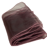 10Pc Plum Organza Chair Sashes