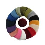 Weißer Crushed Velvet Chiavari Chair Abnehmbarer Polsterbezug