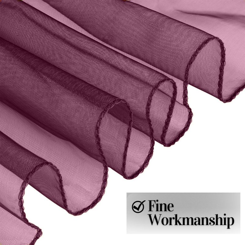 light plum organza sash 1