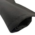 Schwarzer Polyester-Tischläufer