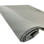 Silver Light Grey Polyester Table Runner