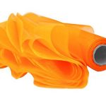 Sonnenblume Orange Organza-Rolle