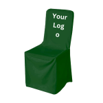 Personalisierte quadratische Stuhlabdeckung aus Polyester (10 St.) - Image 5