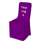 Personalisierte quadratische Stuhlabdeckung aus Polyester (10 St.) - Image 3