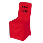 Personalisierte quadratische Stuhlabdeckung aus Polyester (10 St.) - Image 2