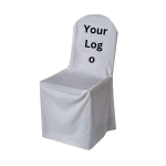 Personalisierte runde Stuhlabdeckung aus Polyester (10 St.) - Image 4