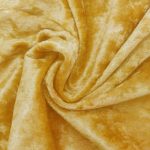 Gold Crushed Velvet Chair Cover