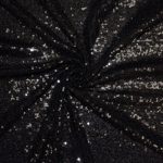 Black Sequin Chair Band (1pc)