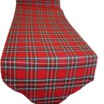 12 x 80'' Tartan Red Table Runner