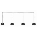 9m x 3m Telescopic Heavy Duty Backdrop Stand, Pipe and Drape system